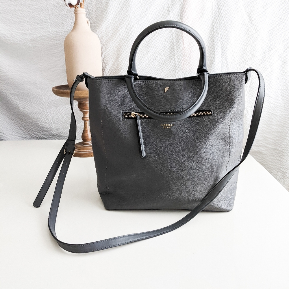 COPY - Giorgio Fiorelli Large Pebbled Leather Tote Bag - Picture 9 of 10
